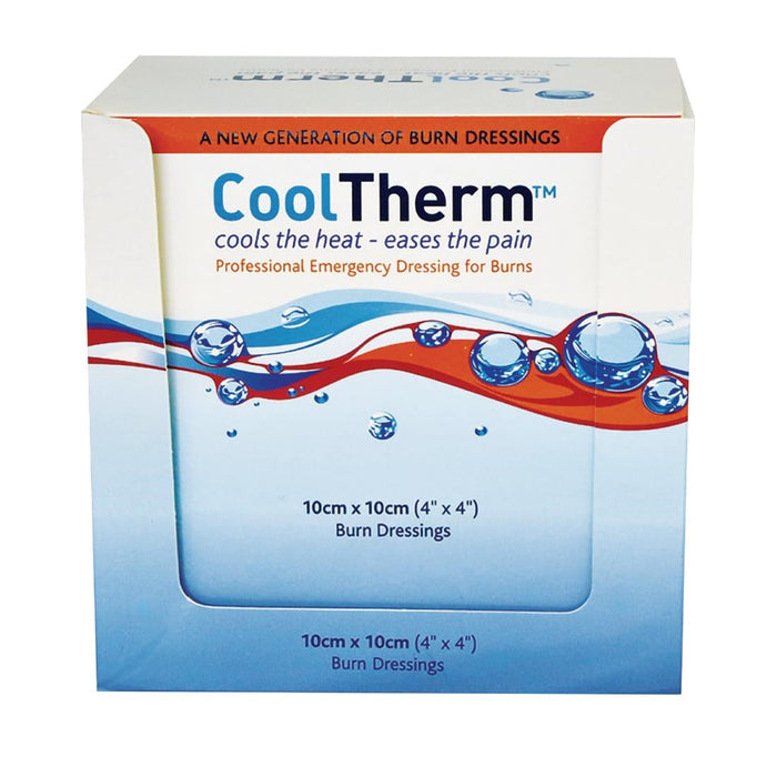 CoolTherm Burn Relief Dressing 10x10cm (120 Pack) Reliance Medical