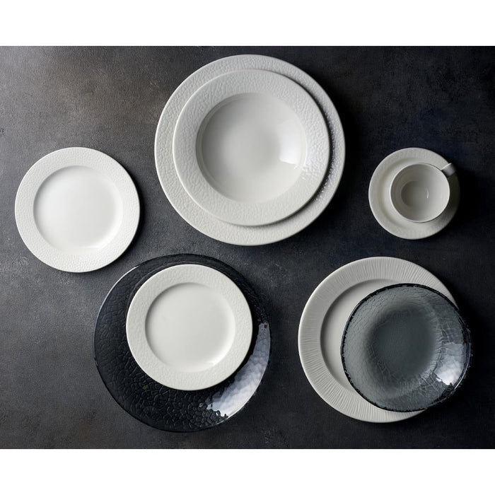 Churchill Viana Footed Plates 261mm White (12 Pack) Churchill Super Vitrified