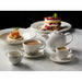 Churchill Viana Footed Plates 261mm White (12 Pack) Churchill Super Vitrified