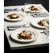 Churchill Viana Footed Plates 261mm White (12 Pack) Churchill Super Vitrified
