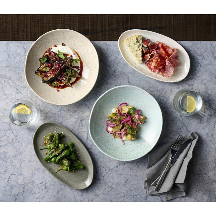 Churchill Stonecast Natural Organic Deep Bowls Barley White 250mm (6 Pack) Churchill Super Vitrified