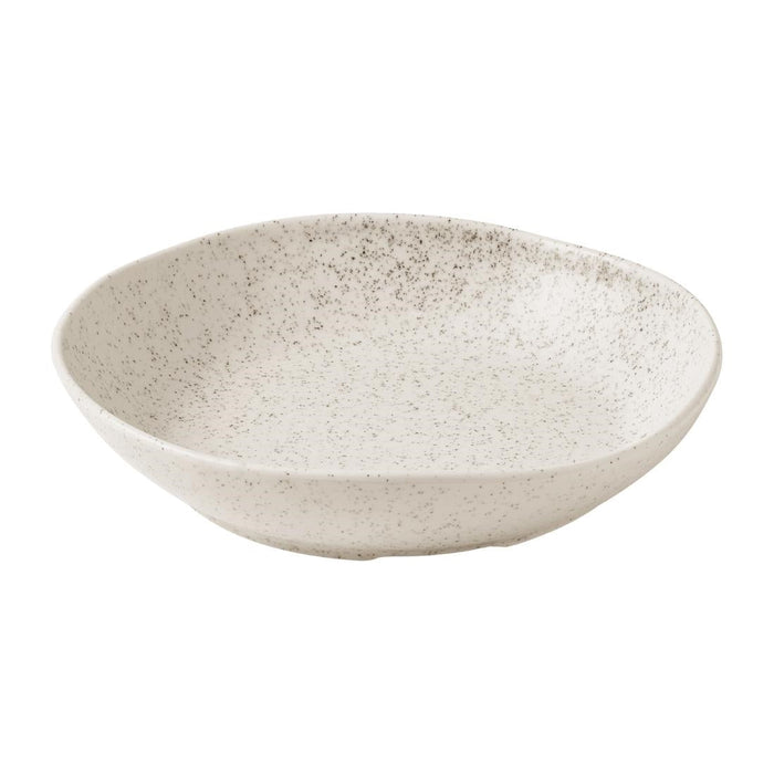 Churchill Stonecast Natural Organic Deep Bowls Barley White 215mm (6 Pack) Churchill Super Vitrified