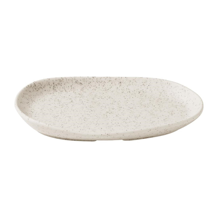 Churchill Stonecast Natural Organic Platters Barley White 260x200mm (6 Pack) Churchill Super Vitrified
