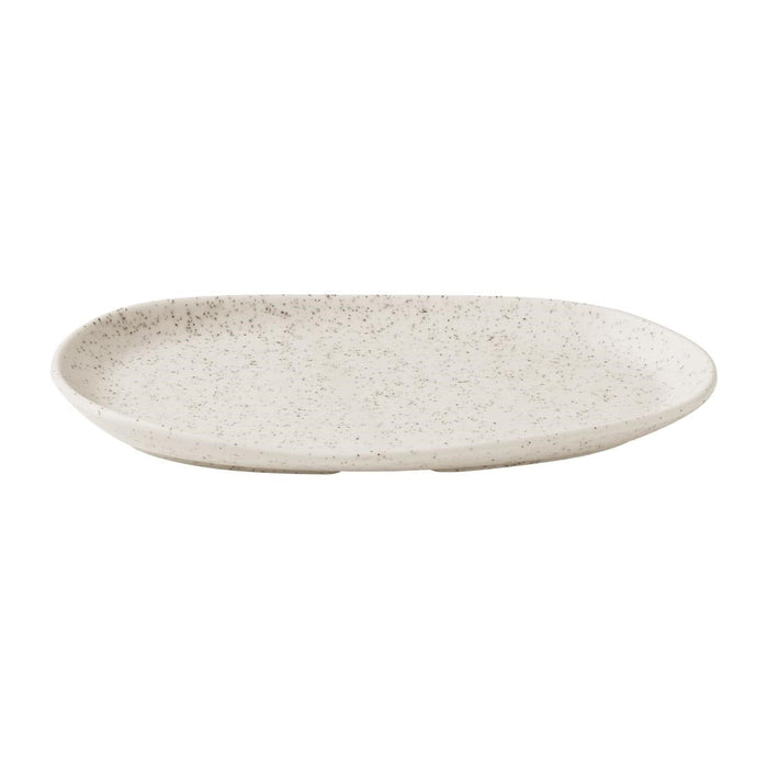Churchill Stonecast Natural Organic Platters Barley White 260x150mm (6 Pack) Churchill Super Vitrified
