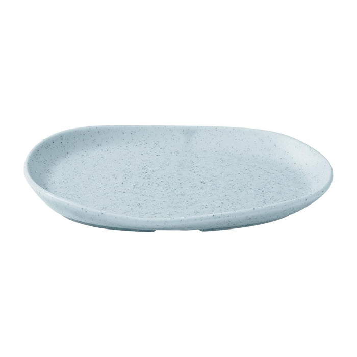 Churchill Stonecast Natural Organic Platters Duck Egg Blue 260x200mm (6 Pack) Churchill Super Vitrified