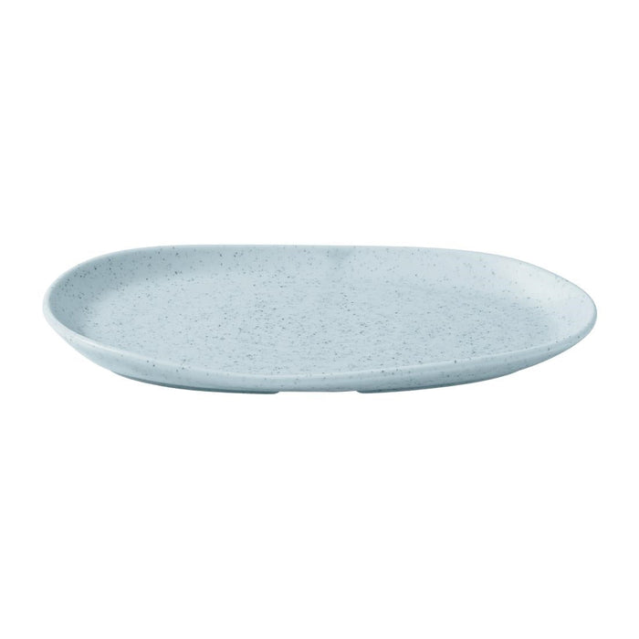 Churchill Stonecast Natural Organic Platters Duck Egg Blue 260x150mm (6 Pack) Churchill Super Vitrified