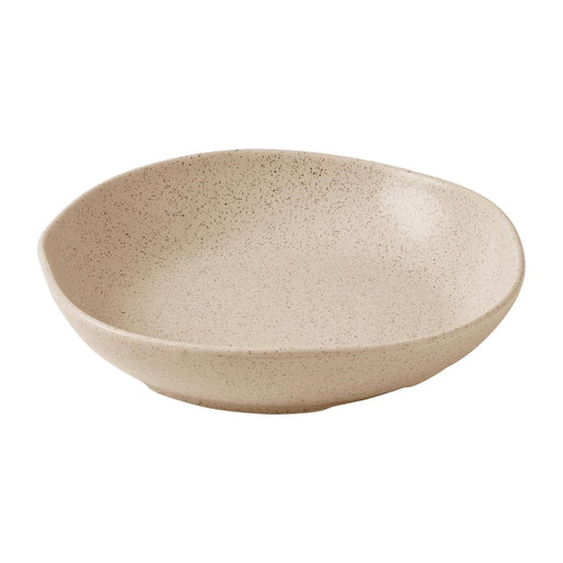 Churchill Stonecast Natural Organic Deep Bowls Nutmeg Cream 250mm (6 Pack) Churchill Super Vitrified