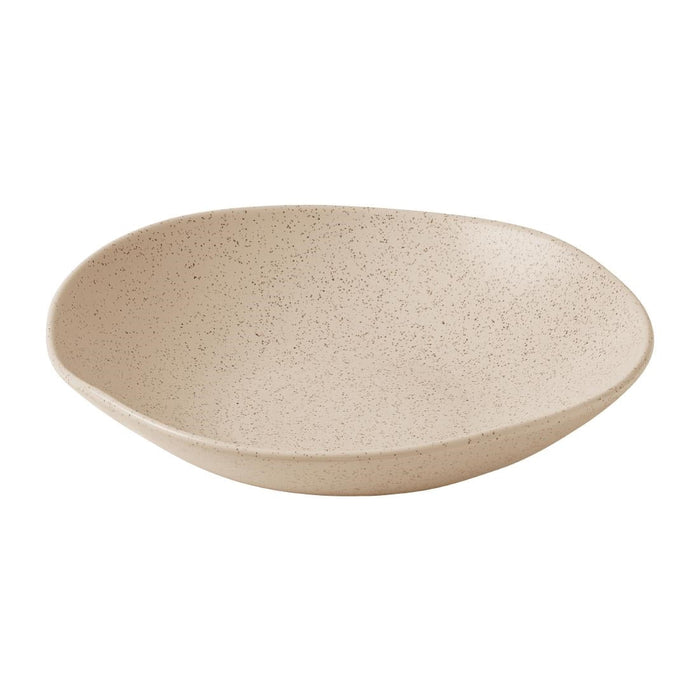 Churchill Stonecast Natural Organic Coupe Bowls Nutmeg Cream 250mm (6 Pack) Churchill Super Vitrified