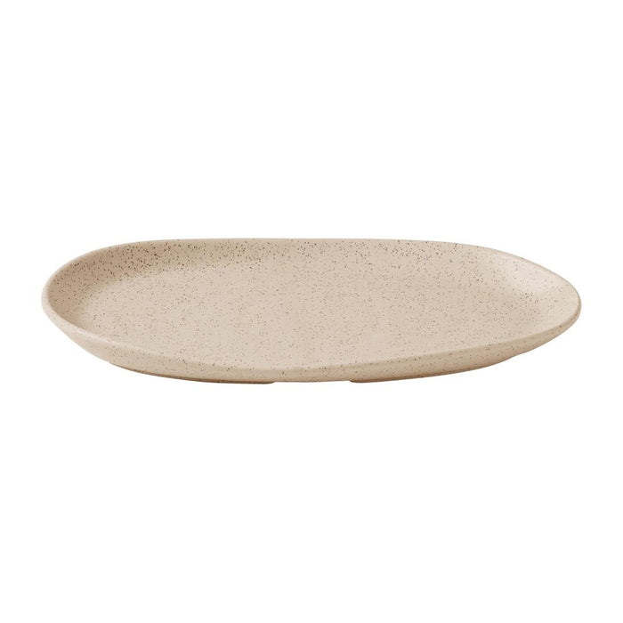 Churchill Stonecast Natural Organic Platters Nutmeg Cream 260x150mm (6 Pack) Churchill Super Vitrified
