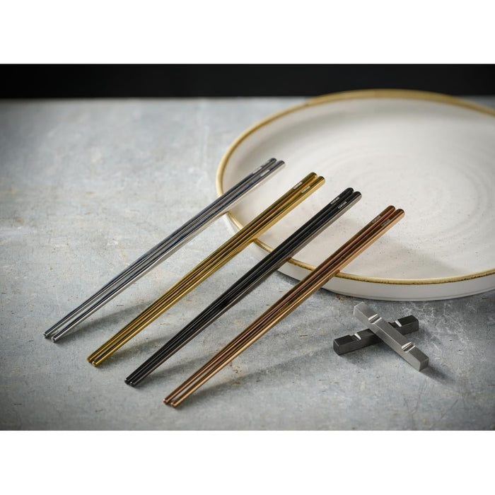 Comas Kyoto Chopsticks Silver 230mm (12 Pack) Comas