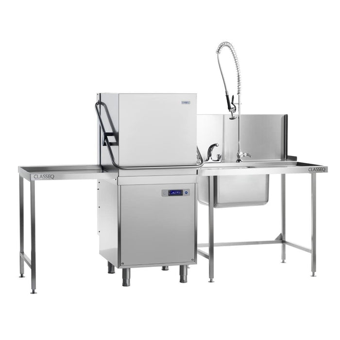 Classeq CP500WS Passthrough Dishwasher / Glasswasher with Integral Water Softener 3PH 16A Classeq