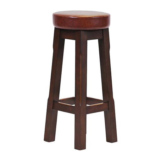 Everyday Wessex Dark Walnut High Stool with Bison Espresso Seat (2 Pack) Everyday