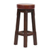 Everyday Wessex Dark Walnut High Stool with Bison Espresso Seat (2 Pack) Everyday