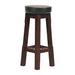 Everyday Wessex Dark Walnut High Stool with Bison Cedar Seat (2 Pack) Everyday