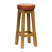 Everyday Wessex Weathered Oak High Stool with Bison Tan Seat (2 Pack) Everyday