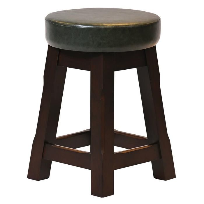 Everyday Wessex Dark Walnut Low Stool with Bison Cedar Seat (2 Pack) Everyday