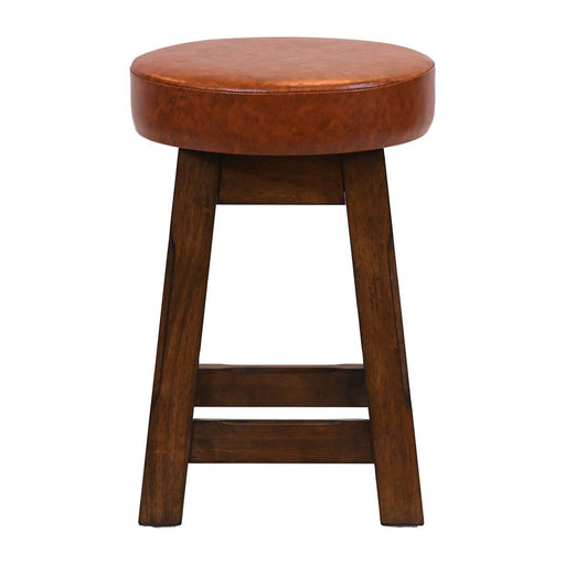 Everyday Wessex Vintage Low Stool with Bison Tan Seat (2 Pack) Everyday
