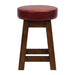 Everyday Wessex Vintage Low Stool with Bison Bordeaux Seat (2 Pack) Everyday
