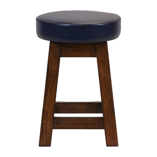 Everyday Wessex Vintage Low Stool with Bison Midnight Seat (2 Pack) Everyday