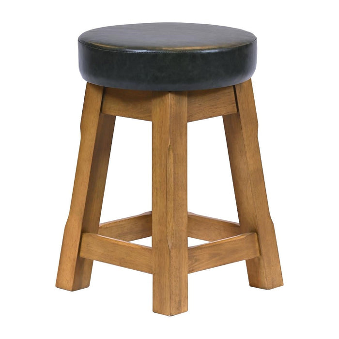 Everyday Wessex Weathered Oak Low Stool with Bison Cedar Seat (2 Pack) Everyday