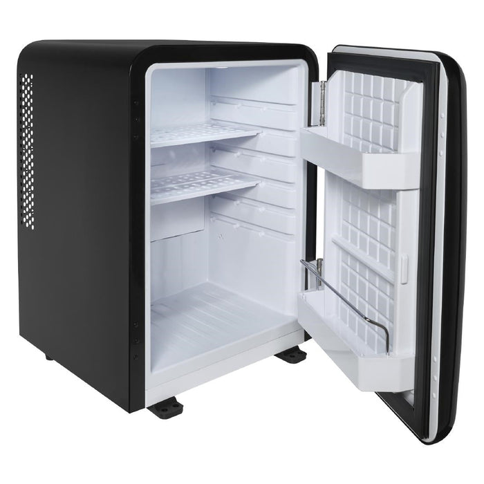 Corby Radley 40Ltr Solid Door Minibar Black Corby