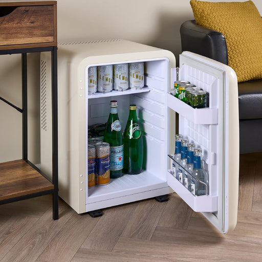 Corby Radley 40Ltr Solid Door Minibar Cream Corby