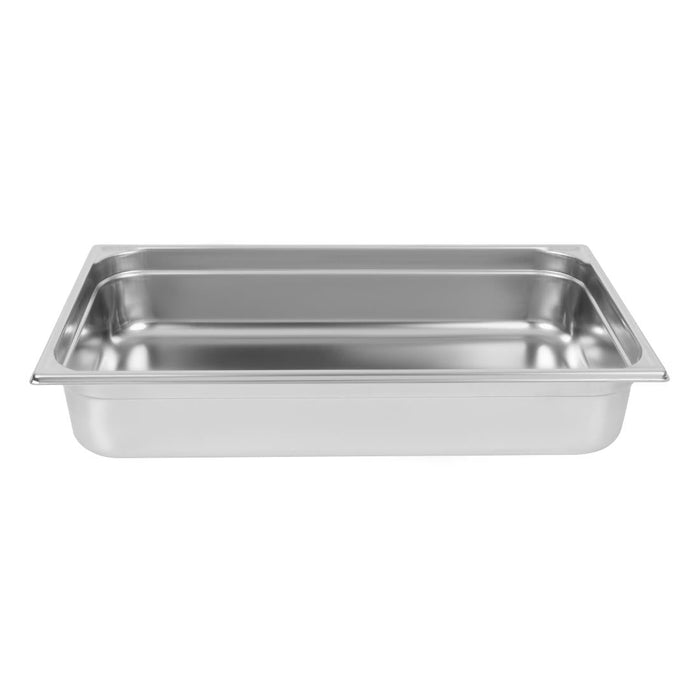 Matfer Bourgeat Stainless Steel 1/1 Gastronorm Tray 100mm Matfer Bourgeat