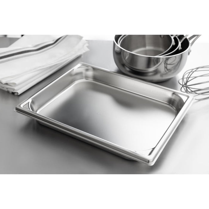 Matfer Bourgeat Stainless Steel 1/1 Gastronorm Tray 40mm Matfer Bourgeat