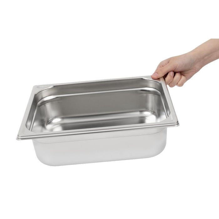 Matfer Bourgeat Stainless Steel 1/2 Gastronorm Tray 100mm Matfer Bourgeat