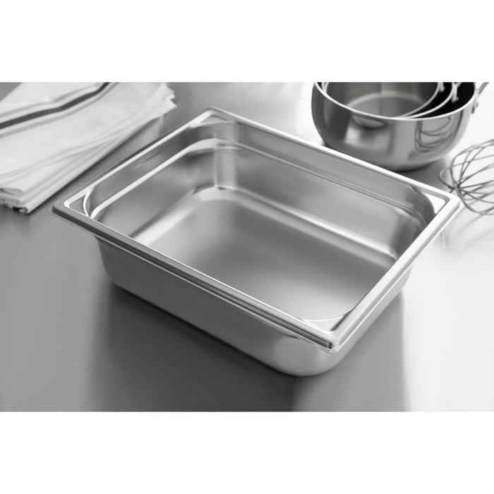 Matfer Bourgeat Stainless Steel 1/2 Gastronorm Tray 100mm Matfer Bourgeat