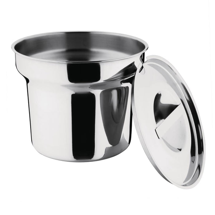 Vogue Bain Marie Pot with Lid 22cm Vogue