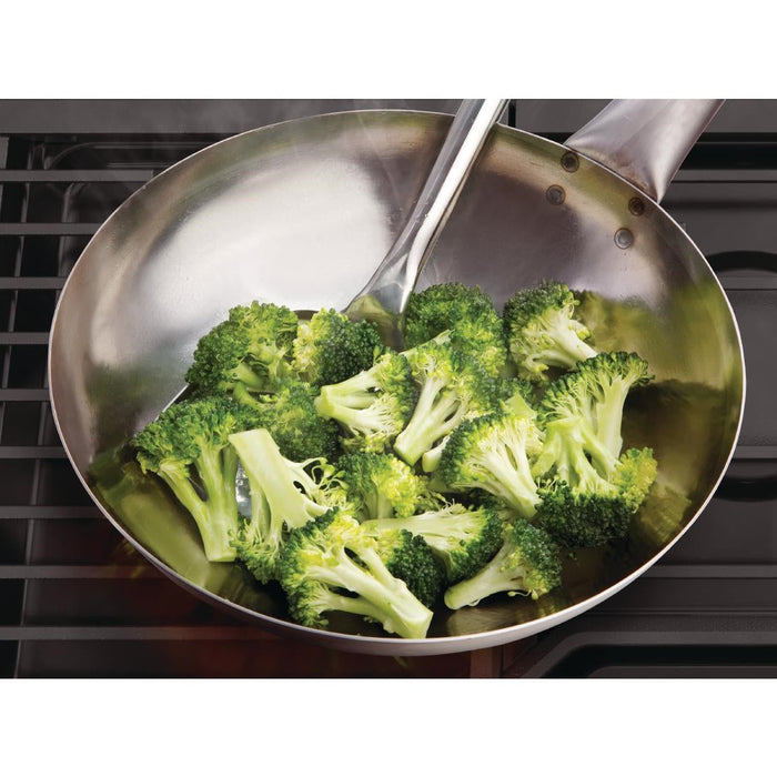 Vogue Mild Steel Wok Flat Base 254mm Vogue