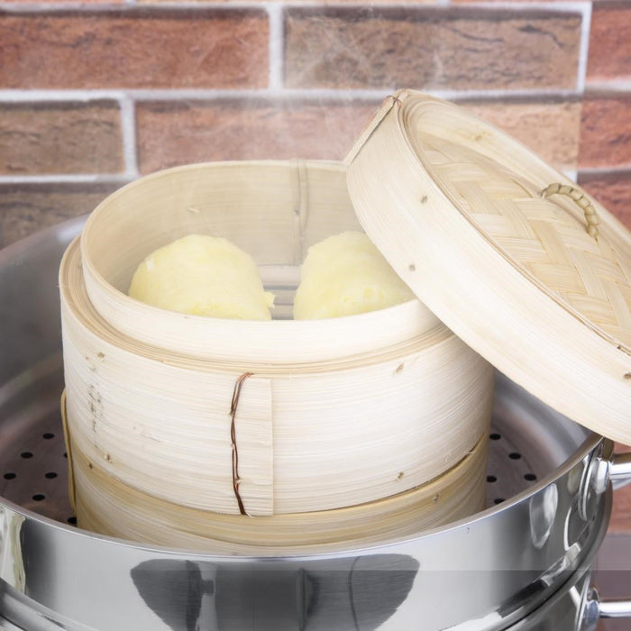 Vogue Bamboo Food Steamer 152mm Vogue
