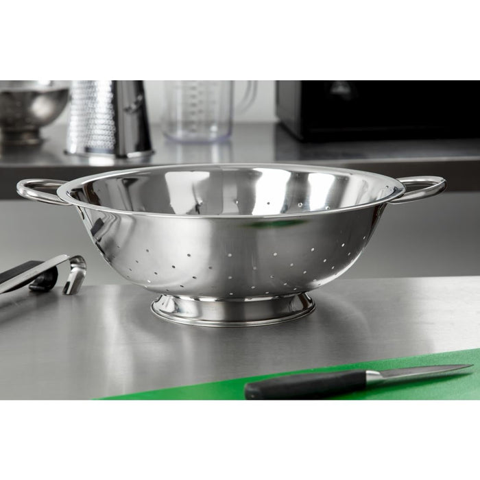 Vogue Stainless Steel Colander 12" Vogue