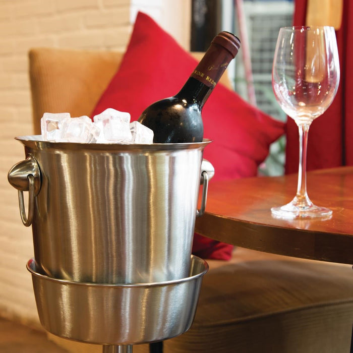 Olympia Brushed Stainless Steel Wine & Champagne Bucket Olympia
