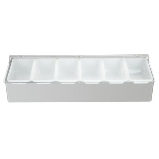 Olympia 6 Compartment Condiment Holder Stainless Steel Olympia