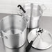 Vogue Aluminium Double Boiler Pan With Lid 28cm Vogue