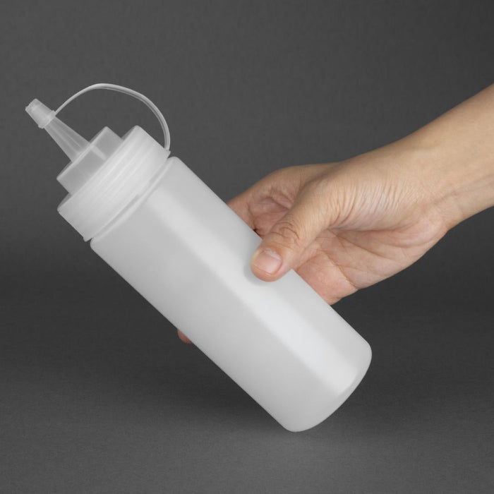 Vogue Clear Squeeze Sauce Bottle 12oz Vogue