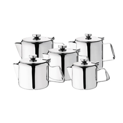 Olympia Concorde Stainless Steel Teapot 410ml Olympia