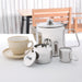 Olympia Concorde Stainless Steel Teapot 1.4Ltr Olympia