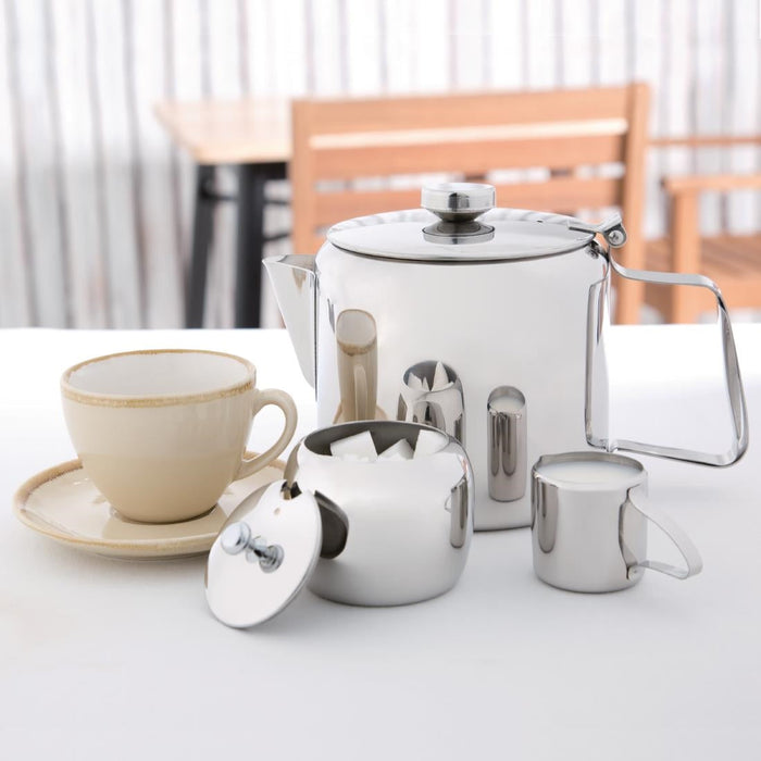 Olympia Concorde Stainless Steel Teapot 2Ltr Olympia