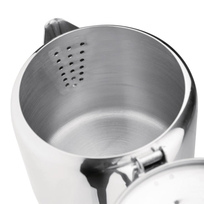 Olympia Concorde Stainless Steel Teapot 2Ltr Olympia