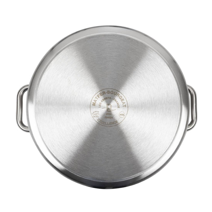Matfer Bourgeat Excellence Stainless Steel Stock Pot 24cm Matfer Bourgeat