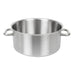 Size: 24cm. Capacity: 5Ltr. Material: Stainless steel. Induction compatible. Compatible with lid: K834.