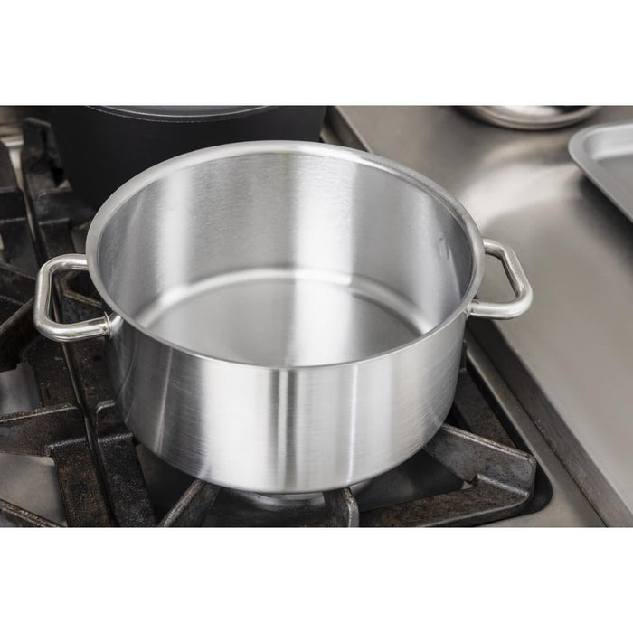 Matfer Bourgeat Excellence Stainless Steel Casserole Pan 24cm Matfer Bourgeat