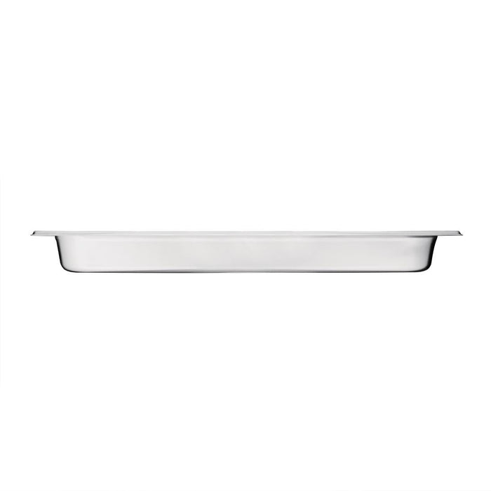 Vogue Stainless Steel 2/1 Gastronorm Tray 65mm Vogue