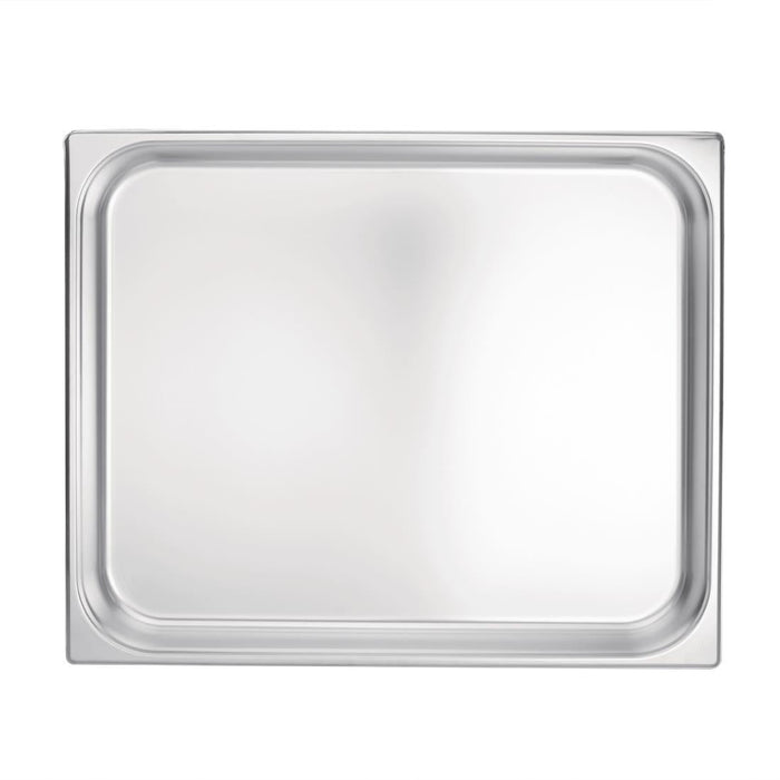 Vogue Stainless Steel 2/1 Gastronorm Tray 65mm Vogue