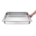 Vogue Stainless Steel 2/1 Gastronorm Tray 100mm Vogue