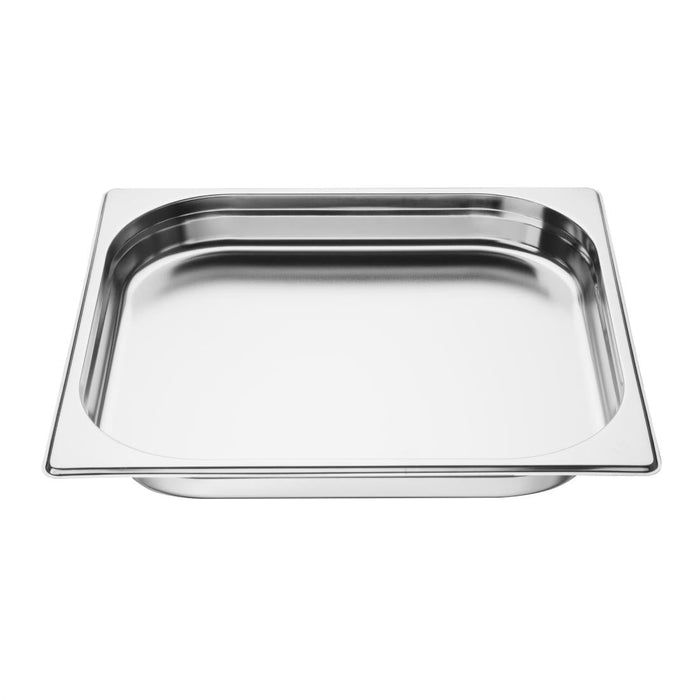 Vogue Stainless Steel 2/3 Gastronorm Tray 40mm Vogue