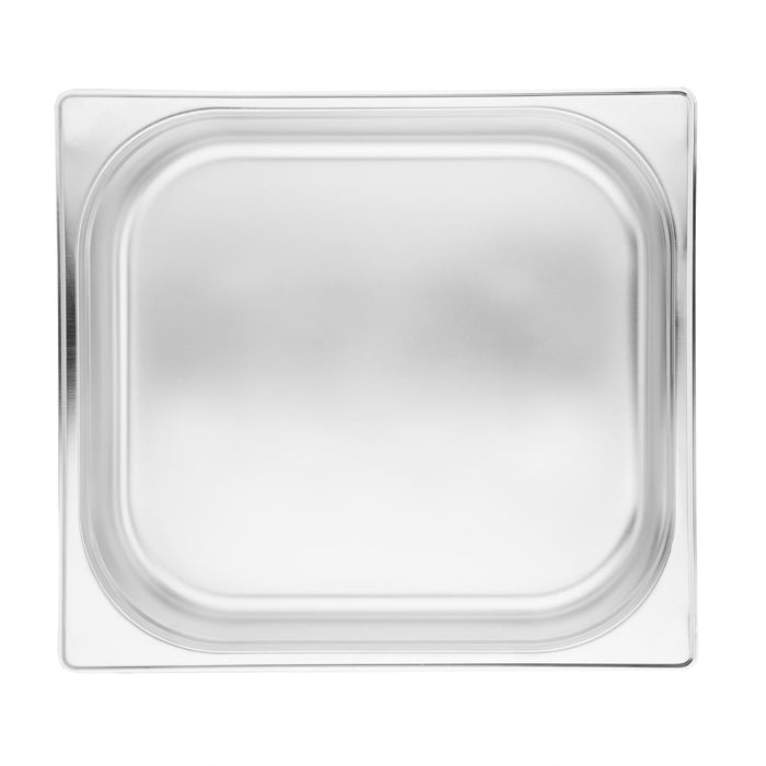 Vogue Stainless Steel 2/3 Gastronorm Tray 65mm Vogue